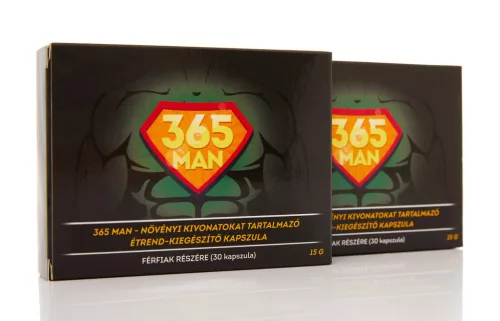 365 Man folyamatos szedésű potencianövelő kapszula 30 db