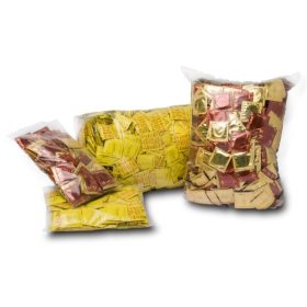 AMOR Borsa di polietilene a coste e borchie con 100 pezzi