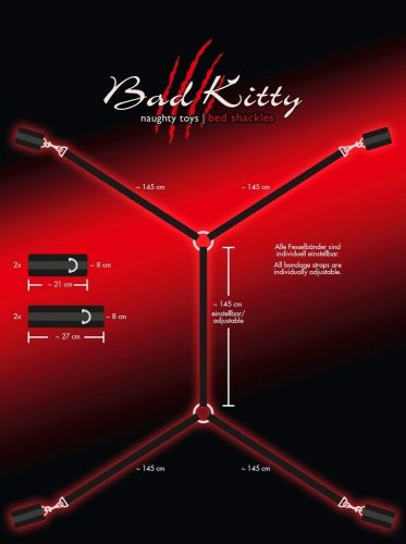 Catene per il letto dei gatti cattivi.