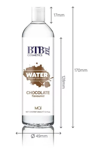 BTB LUBRIFICANTE AL CIOCCOLATO AROMATIZZATO A BASE D'ACQUA 250ML