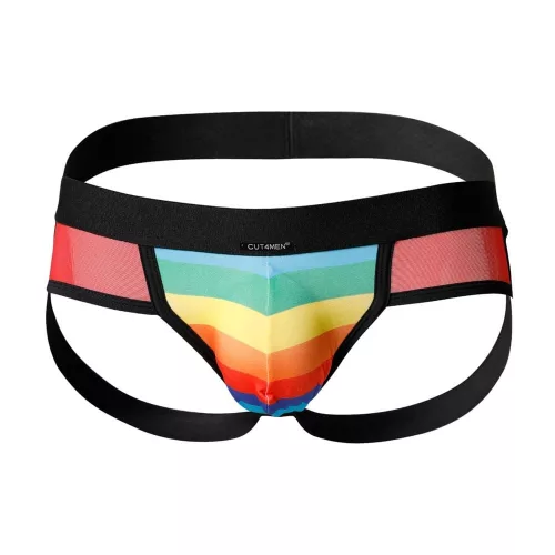 C4M-Misto Jockstrap-Rainbow-XL