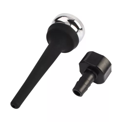 Attacco per clistere in silicone conico