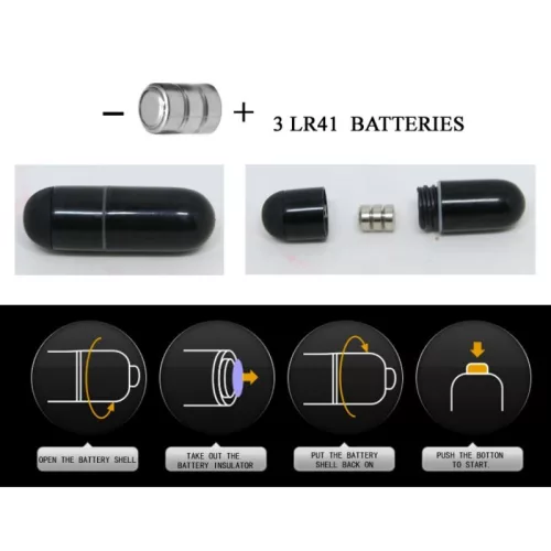 BAILE - BRAVE MAN PÉNISZFEDŐ NYÚL FEKETE 16,5 CM