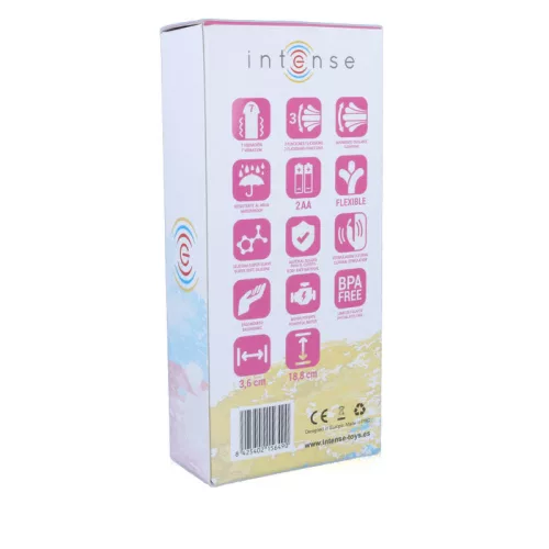 INTENSE - SUSY OSZCILLÁLÓ VIBRÁTOR SZILIKON NYÚL RÓZSASZÍN