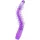 BAILE - FLEXI VIBE ÉRZÉKI GERINC HAJLÍTHATÓ VIBRÁLÓ DILDO LILAC 23,5 CM