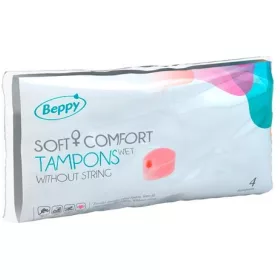 BEPPY - PUHA, KÉNYELMES TAMPONOK, NEDVES, 4 EGYSÉG