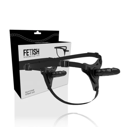 FETIS ALÁRENDELT HEGYENDER – REALISTA FEKETE SZILIKON 15 CM