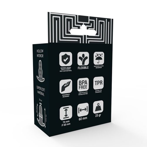 ADDICTED JÁTÉKOK - KIS ANÁLIS TÁSÍTÓ 7 CM - ÁTLÁTSZÓ