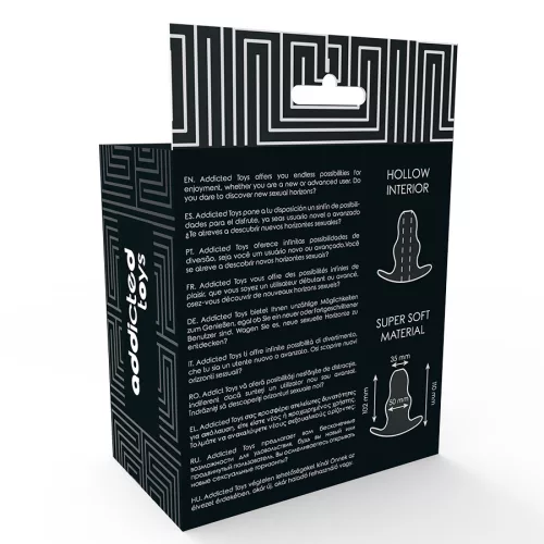 FÜGGŐ JÁTÉKOK - KÖZEPES ANÁLIS TÁGULÁTOR 11 CM - ÁTLÁTSZÓ