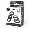ADDICTED TOYS - COCK RING SET 4 DARAB