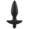 ADDICTED TOYS - MASSZÍROZÓ DUGÓ ANÁLIS VIBRÁCIÓS FEKETE