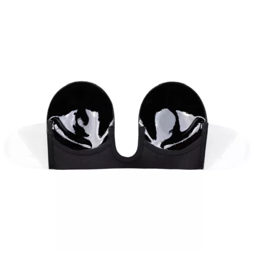 VISZONT - FOGANTYÚ NÉLKÜLI MELLTARTÓ FORMA U FEKETE KOSÁR B