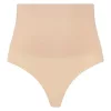 BYE-BRA - TANGA STÍLUSÚ ZÖKKENŐMENTES ÖV BÉZS XL MÉRET