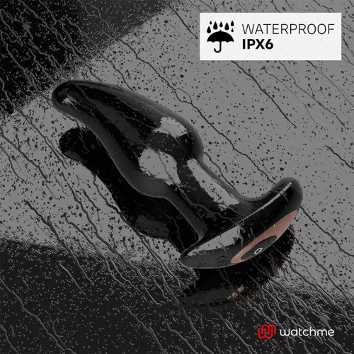 ANBIGUO – WATCHME TÁVIRÁNYÍTÁSÚ ANÁLIS DUGÓ VIBRÁTOR AMADEUS GYÖNGYÖK FORGATÁSSAL