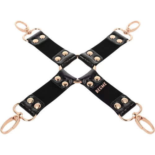 BEGME - FEKETE KIADÁS VEGÁN BŐR DISZNÓNYAKKENDŐ