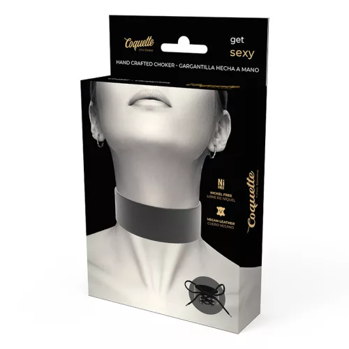 COQUETTE CHIC DESIRE - VEGÁN BŐR CHOKER