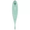 SATISFYER - TWIRLING PRO+ AIR PULSE STIMULATOR & VIBRATOR APP GREEN