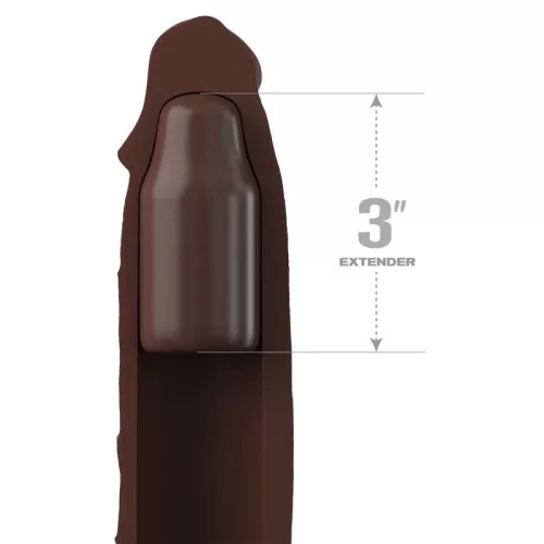 FANTASY X - TENSIONS - PIPEDREAMS HÜVELY 22,86 CM + 7,62 CM PLUG BROWN
