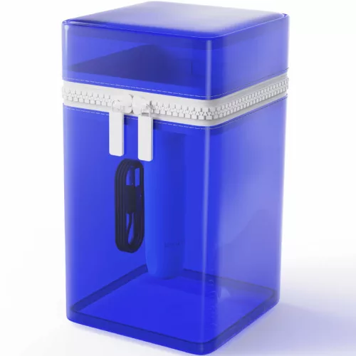 B SWISH - BCUTE CURVE INFINITE CLASSIC LIMITED EDITION KÉK SZILIKON ÚJRATÖLTHETŐ VIBRÁTOR