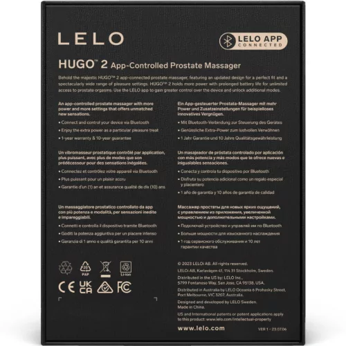 LELO - HUGO 2 ZÖLD PROSZTATAMASSZÁZS
