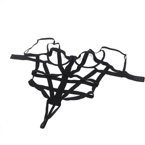 SUBBLIME - SZEXI TEST FEKETE L/XL KIVÁGÁSOKKAL