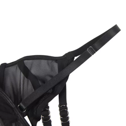 SUBBLIME - KÉT RÉSZES ÁTLÁTSZÓ MELLTARTÓ ÉS S/M SZALAGOK