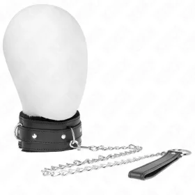   KINK - NYAKÖRV PÓRÁZSAL 65 CM, KORLÁTOZÁSOKKAL FEKETE 36-42 CM X 5,5 CM