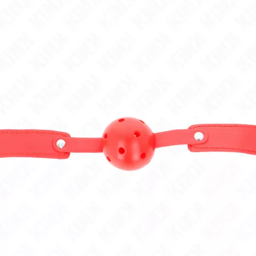 KINK - PIROS LÉLEGZŐ LABDA 4,5 CM GAG 65 x 2,5 CM