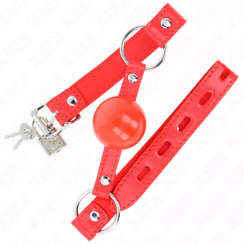 KINK - TPE LABDA 4 CM-ES KOSÁR ROJO ZÁRRAL 60 x 2 CM