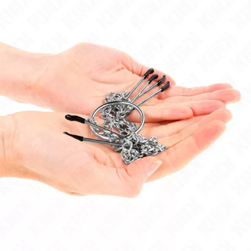 KINK - HÁROMSZÖGES MELLBIMBÓ ÉS CSIKLÓCSÍPÉS LÁNCCAL MODELL 1