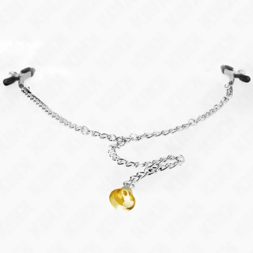 KINK - LÁNC BILINCSEK SZARVMEDÁLT, 30 CM