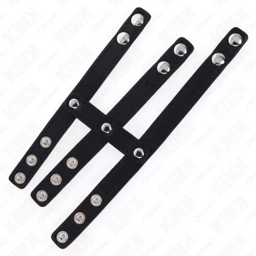 KINK – HÁROMSZOR BŐR PÉNISZGYŰRŰ NYOMÁSOS ZÁRÁSSAL