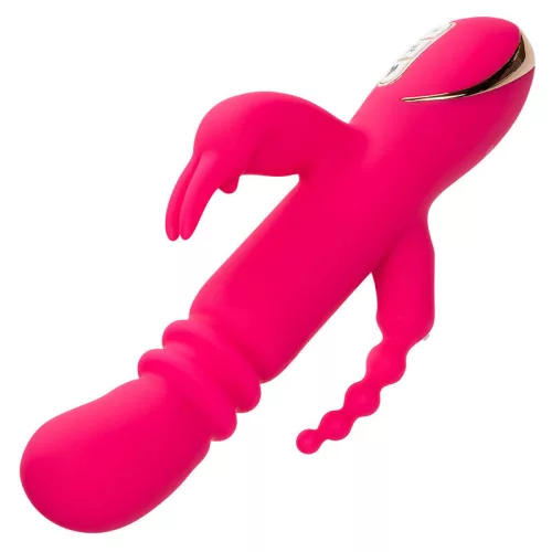 CALEXOTICS - JACK FANTASY TRIPLE HEATED VIBRÁTOR NYÚL PINK