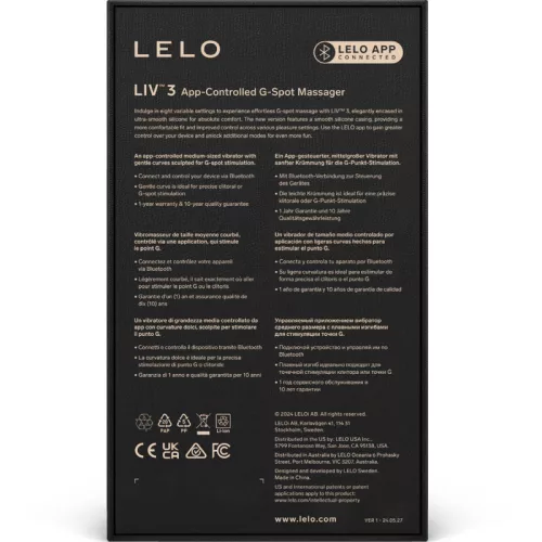 LELO - LIV™ 3 G-PONT STIMULÁTOR RÓZSASZÍN