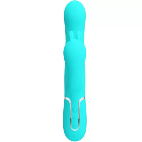 PRETTY LOVE - CAMMY 4 AZ 1-BEN MULTIFUNKCIÓS TRIPLA NYÚL VIBRÁTOR KÉK