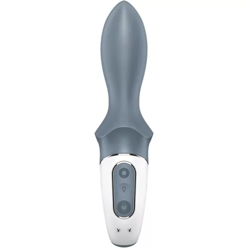 SATISFYER - AIR PUMP BOOTY 1 ANÁLIS FELFÚJHATÓ VIBRÁTOR SZÜRKE