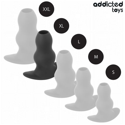 ADDICTED JÁTÉKOK – ÜREGES ANÁLIS DUGÓ SZILIKON XL MÉRET 13,9 CM