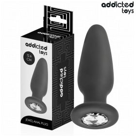   ADDICTED TOYS - ANÁLIS DUGÓ ÉKSZERSZILIKONNAL L MÉRET 12,6 CM