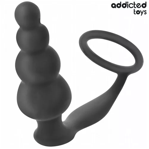 ADDICTED TOYS - ANÁLIS DUGÓ GYŰRŰSZILIKON MODEL 5-TEL