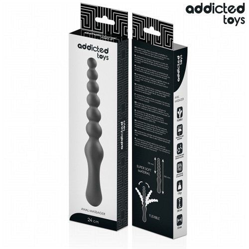 ADDICTED JÁTÉKOK - DUPLA ANÁLIS MASSZÍROZÓ SZILIKON 24 CM