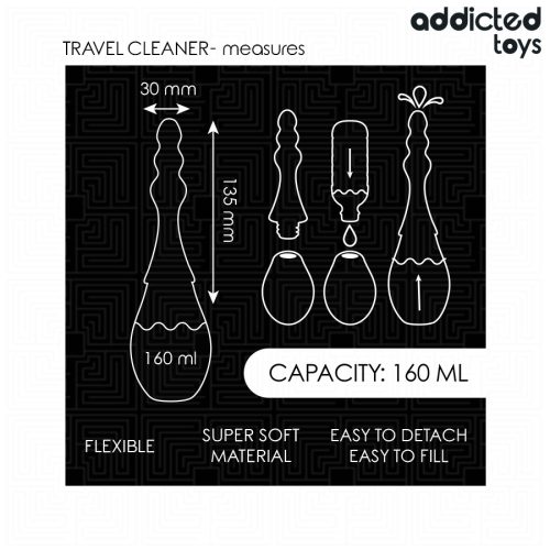 ADDICTED TOYS - TRAVEL CLEANER SILICON MODEL 4