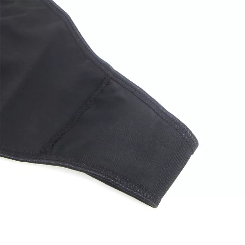 SUBBLIME - 957537 BŐRRUHA VIRÁGOS CSIPKÉVEL, FEKETE L/XL