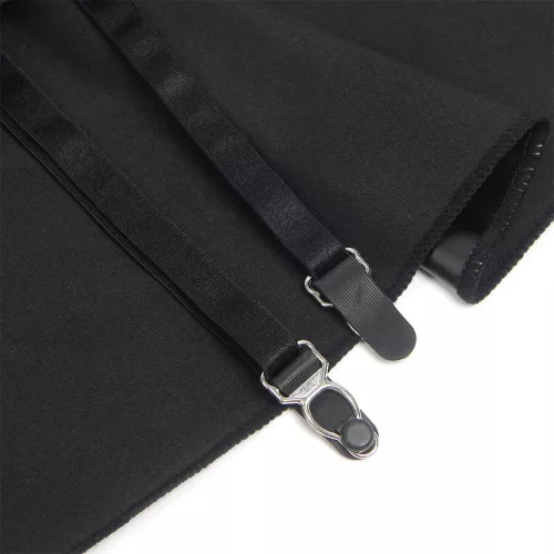 SUBBLIME - 957704 CSIPKECIPZÁROS BŐRRUHA FEKETE S/M