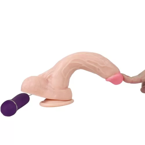 SHEQU - SZENT SÁRKÁNY VIBRÁTOROS DILDO TÁVIRÁNYÍTÓVAL 20,5 CM