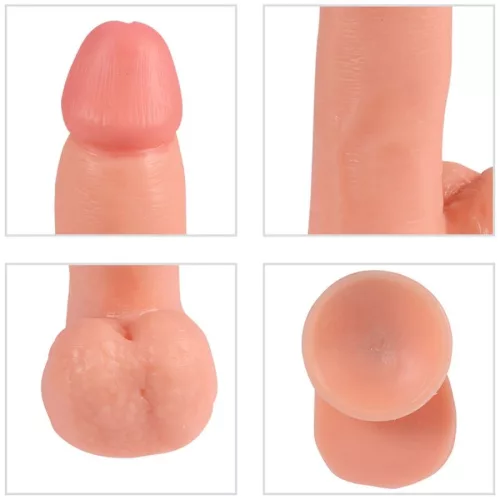 SHEQU - ADAM VIBRÁTOR DILDO TÁVIRÁNYÍTÓVAL 21 CM