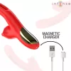 INTENZÍV - JESSICA MULTIFUNKCIÓS VIBRÁTOR KLITORIS STIMULÁCIÓ 24,8 CM PIROS