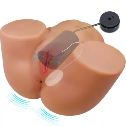 CRAZY BULL - ILANA REALISTA NŐI FENÉKVIBRÁTOR ÉS SZÍVÓ, HANGGAL 6,8 KG