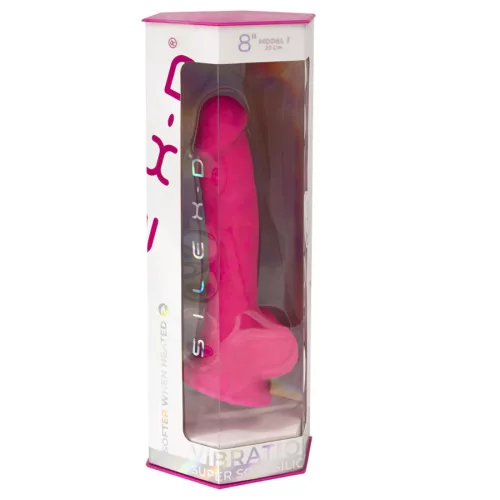 SILEXD - REALISTA PÉNISZ MODEL 18 PINK VIBRATION + TÁVIRÁNYÍTÓ LRS