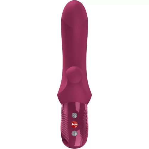 FUN FACTORY - BI-STRONIK CURVE THRUSTING RABBIT PULSATORS WINE RED