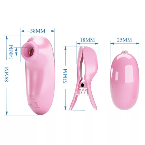 PRETTY LOVE - IMONIE 3-IN-1 MULTIFUNKCIONÁLIS KÉSZLET TAPÓKORRÁVAL, MELLBIMBÓKKAL ÉS CSIKLÓVAL